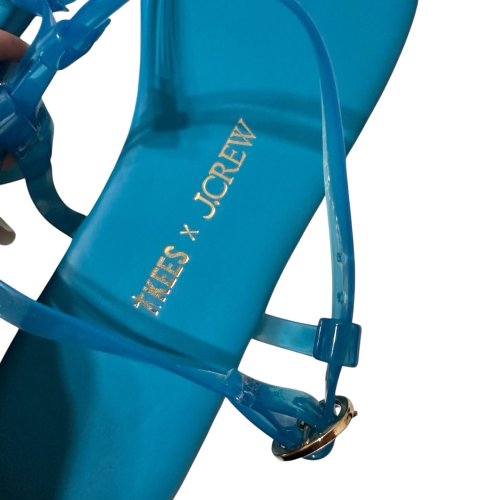 Tkees x JCREW Mallorca Mirage Thong Jelly Strap Sandals Size 7 - Picture 7 of 8